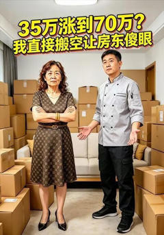 35万涨到70万？我直接搬空让房东傻眼